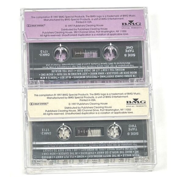 VTG Legendary Favorites by Jim Reeves (2-Cassette SET, 1997, BMG) NIP NEW Sealed - Picture 3 of 3